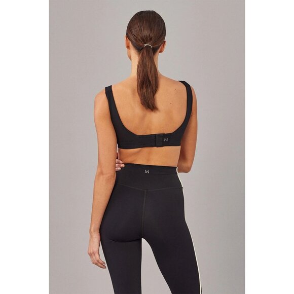 MONDAY Swimwear Body Zion Bra in Black Ivory Jersey - Picture 4 of 5